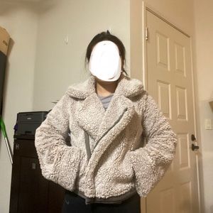 Cute fluffy jacket